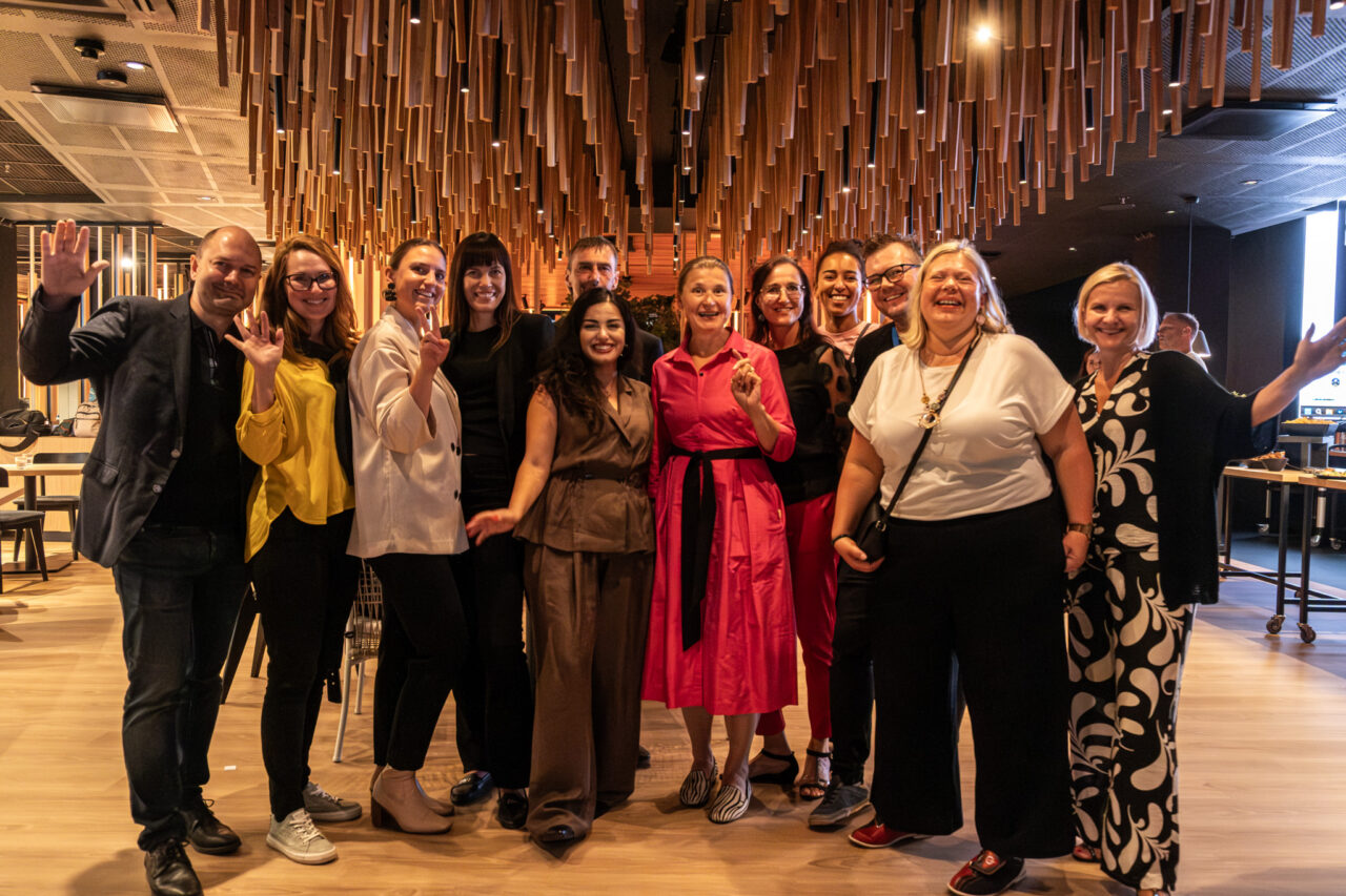 Visionest and friends at the opening of the 35th season. Photos: Merlin Kaljuvee