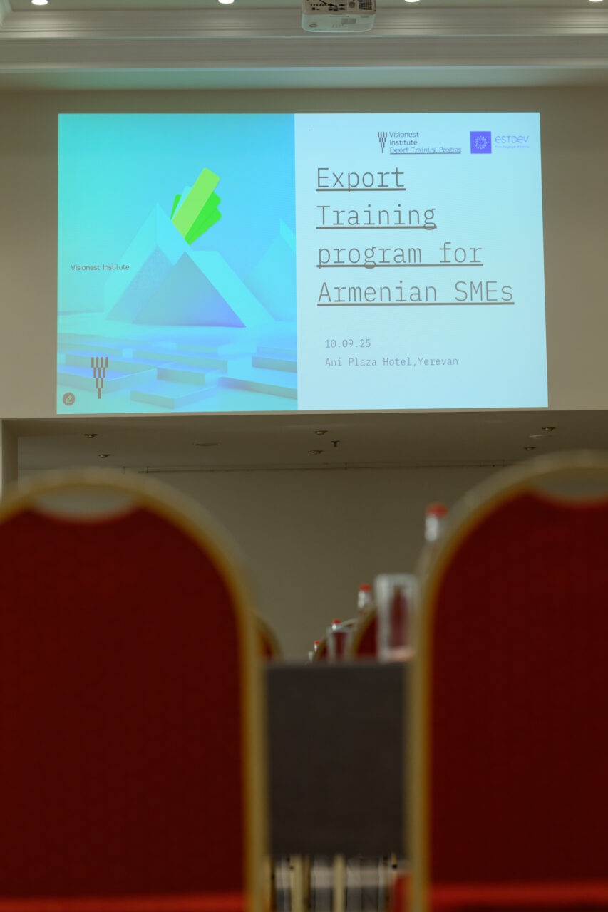 The export training programme began in Armenia for the first time on September 10, 2025. Photo: Visionest / SIMONYAN HAKOB