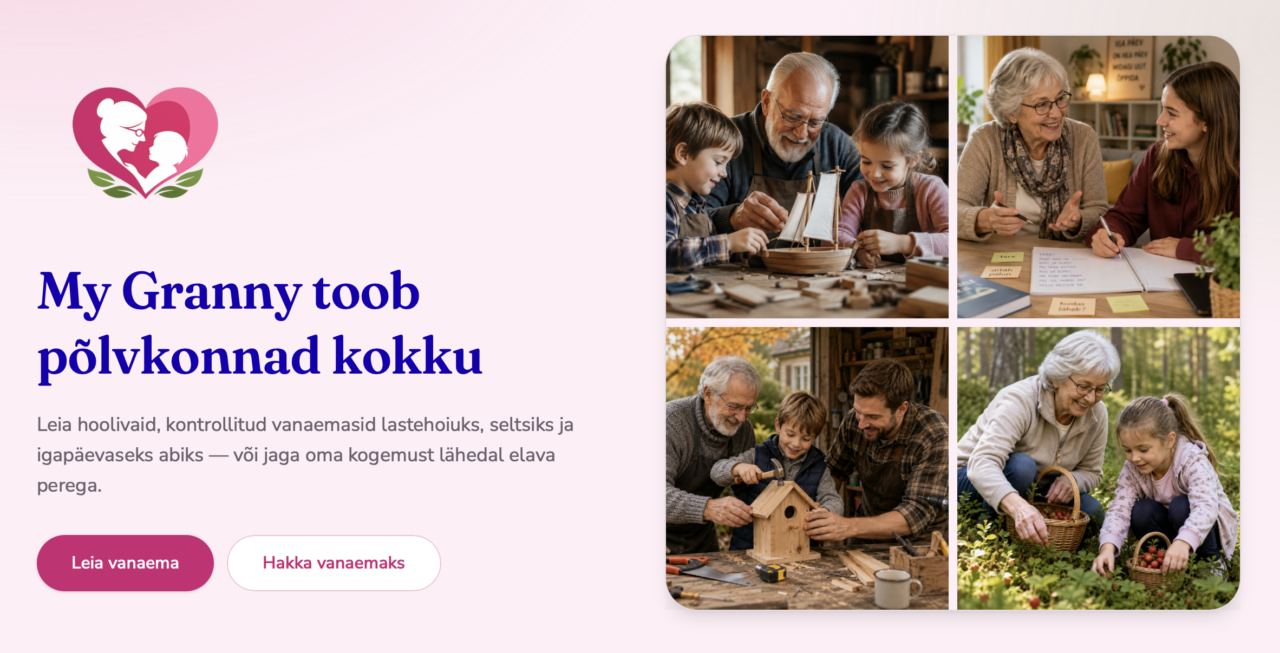 Uus veeb on juba ka valmis! Mine uudistama.